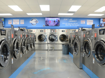 Loads of Clothes Laundromat Donelson 05 - Washers, Dryers & TV section of store - 1